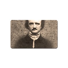 Edgar Allan Poe  Magnet (name Card) by Valentinaart