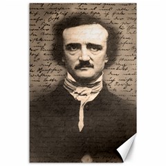 Edgar Allan Poe  Canvas 24  X 36  by Valentinaart