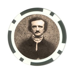 Edgar Allan Poe  Poker Chip Card Guard (10 Pack) by Valentinaart