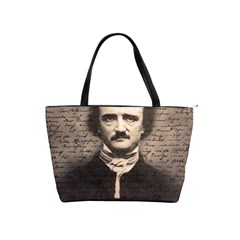 Edgar Allan Poe  Shoulder Handbags by Valentinaart