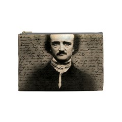 Edgar Allan Poe  Cosmetic Bag (medium)  by Valentinaart