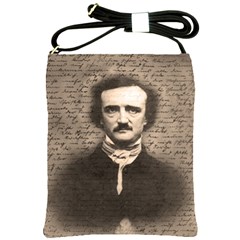 Edgar Allan Poe  Shoulder Sling Bags by Valentinaart