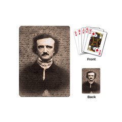 Edgar Allan Poe  Playing Cards (mini)  by Valentinaart