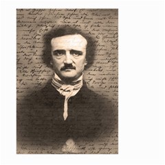 Edgar Allan Poe  Large Garden Flag (two Sides) by Valentinaart