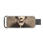 Edgar Allan Poe  Portable USB Flash (One Side) Front