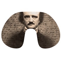 Edgar Allan Poe  Travel Neck Pillows by Valentinaart