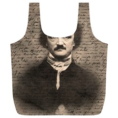 Edgar Allan Poe  Full Print Recycle Bags (l)  by Valentinaart