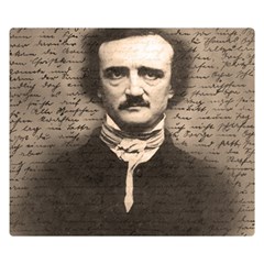 Edgar Allan Poe  Double Sided Flano Blanket (small)  by Valentinaart