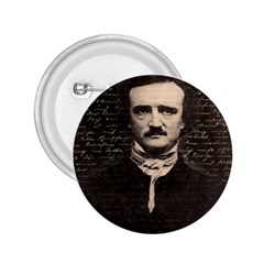 Edgar Allan Poe  2 25  Buttons by Valentinaart