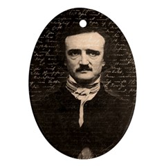 Edgar Allan Poe  Ornament (oval) by Valentinaart