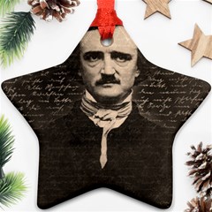 Edgar Allan Poe  Ornament (star) by Valentinaart