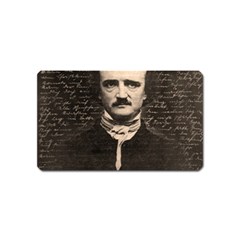 Edgar Allan Poe  Magnet (name Card) by Valentinaart