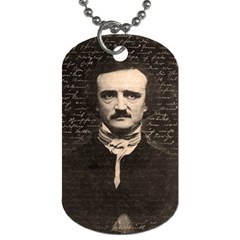 Edgar Allan Poe  Dog Tag (one Side) by Valentinaart