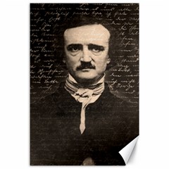 Edgar Allan Poe  Canvas 24  X 36  by Valentinaart