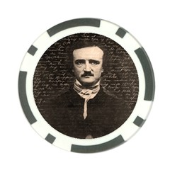 Edgar Allan Poe  Poker Chip Card Guard (10 Pack) by Valentinaart