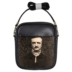 Edgar Allan Poe  Girls Sling Bags by Valentinaart