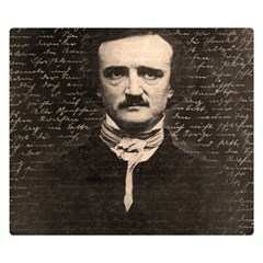 Edgar Allan Poe  Double Sided Flano Blanket (small)  by Valentinaart