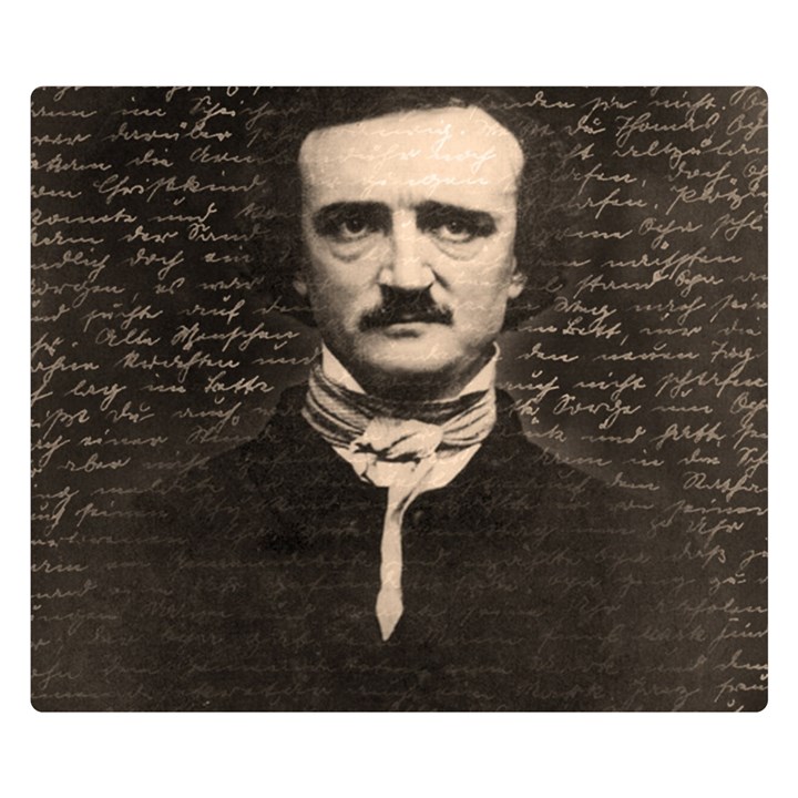 Edgar Allan Poe  Double Sided Flano Blanket (Small) 