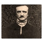 Edgar Allan Poe  Double Sided Flano Blanket (Small)  50 x40  Blanket Back