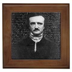 Edgar Allan Poe  Framed Tiles by Valentinaart