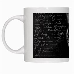 Edgar Allan Poe  White Mugs by Valentinaart