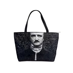 Edgar Allan Poe  Shoulder Handbags by Valentinaart