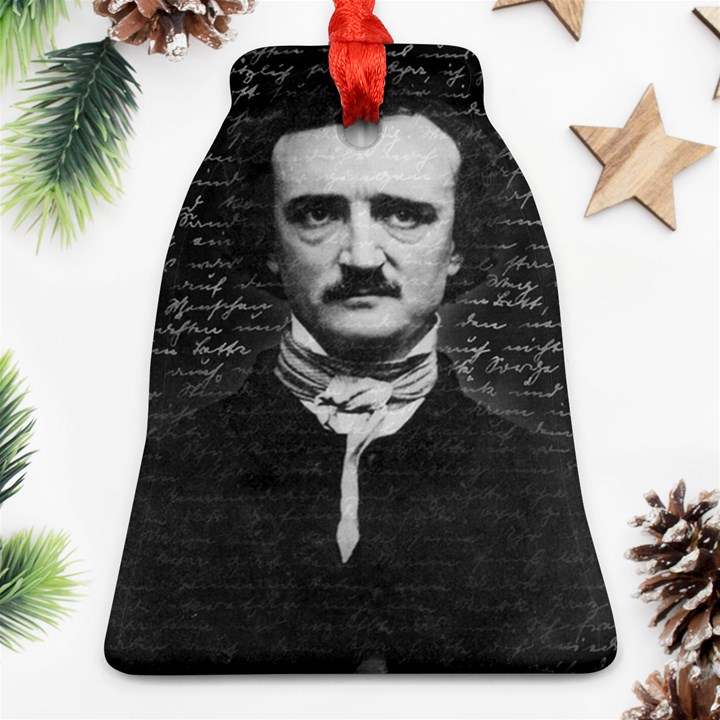 Edgar Allan Poe  Bell Ornament (Two Sides)