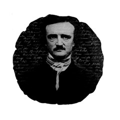 Edgar Allan Poe  Standard 15  Premium Round Cushions by Valentinaart