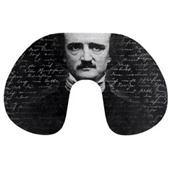 Edgar Allan Poe  Travel Neck Pillows by Valentinaart