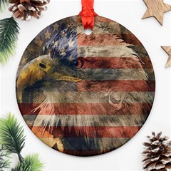 Vintage Eagle  Ornament (round) by Valentinaart