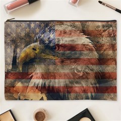 Vintage Eagle  Cosmetic Bag (xxxl)  by Valentinaart