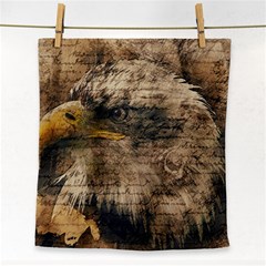 Vintage Eagle  Face Towel by Valentinaart