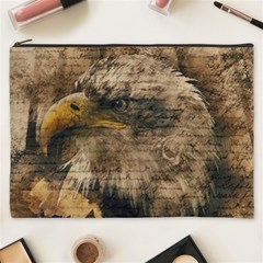 Vintage Eagle  Cosmetic Bag (xxxl)  by Valentinaart