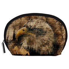 Vintage Eagle  Accessory Pouches (large)  by Valentinaart