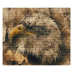 Vintage Eagle  Double Sided Flano Blanket (small)  by Valentinaart