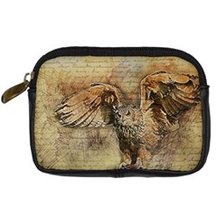 Vintage Owl Digital Camera Cases by Valentinaart