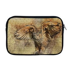 Vintage Owl Apple Macbook Pro 17  Zipper Case