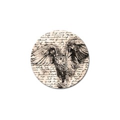 Vintage Owl Golf Ball Marker (4 Pack) by Valentinaart