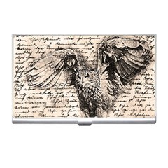 Vintage Owl Business Card Holders by Valentinaart