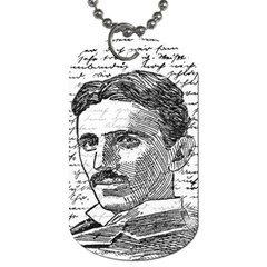 Nikola Tesla Dog Tag (one Side) by Valentinaart