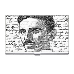 Nikola Tesla Business Card Holders by Valentinaart