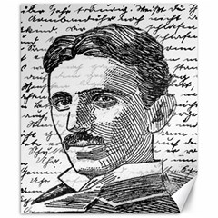 Nikola Tesla Canvas 8  X 10  by Valentinaart