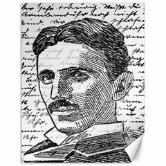 Nikola Tesla Canvas 12  X 16   by Valentinaart