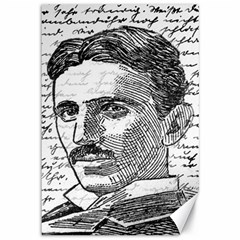 Nikola Tesla Canvas 12  X 18   by Valentinaart