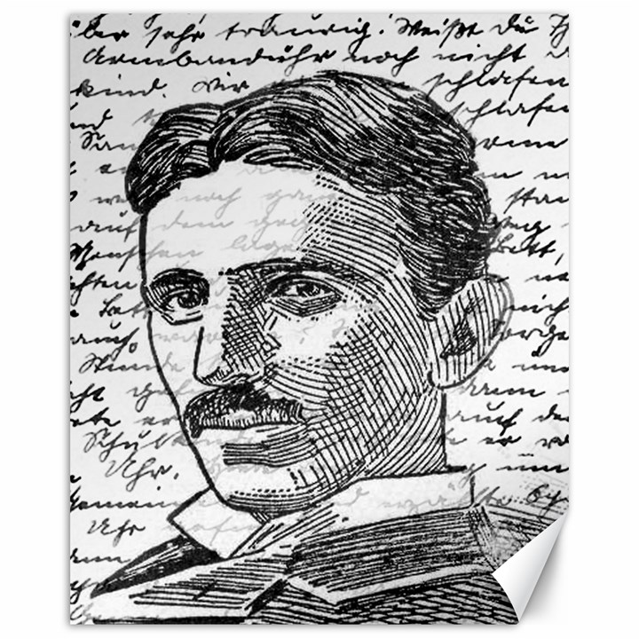 Nikola Tesla Canvas 16  x 20  