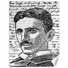 Nikola Tesla Canvas 36  X 48   by Valentinaart