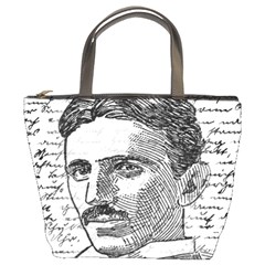 Nikola Tesla Bucket Bags by Valentinaart