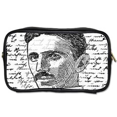 Nikola Tesla Toiletries Bags by Valentinaart