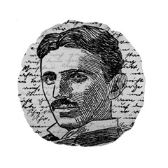 Nikola Tesla Standard 15  Premium Round Cushions by Valentinaart