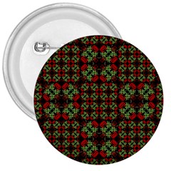 Asian Ornate Patchwork Pattern 3  Buttons by dflcprints